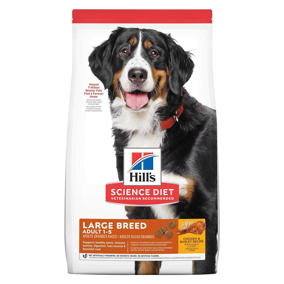 Adult Chicken & Barley Recipe Large Breed Dry Dog Food X75275