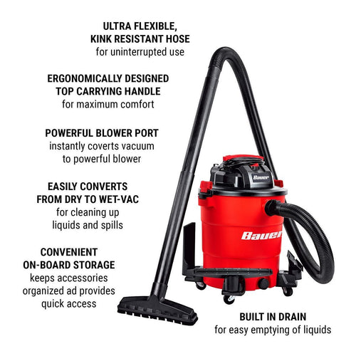 14 Gallon Wet/Dry Vacuum H855