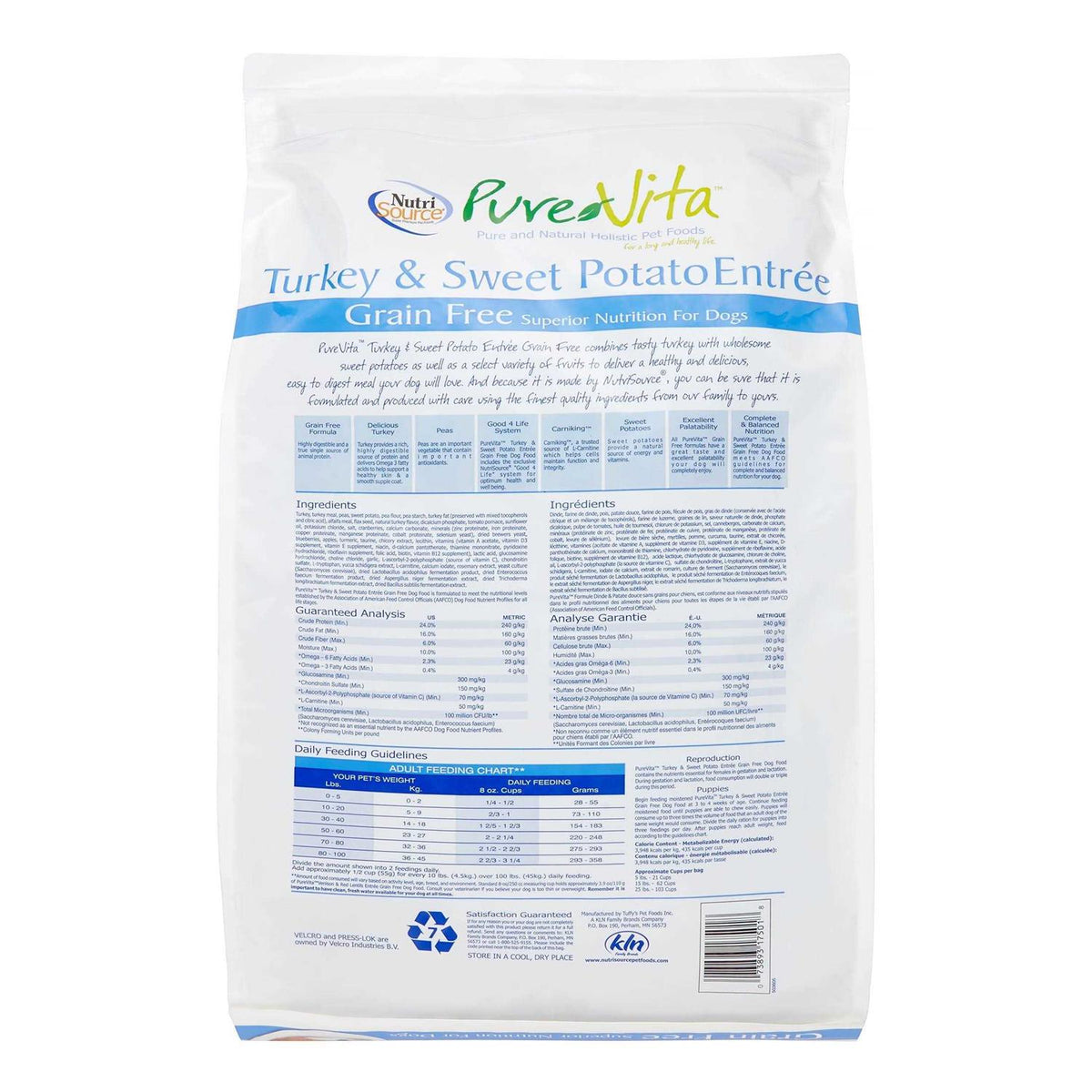 Grain-Free Turkey & Sweet Potato Dry Dog Food D45171