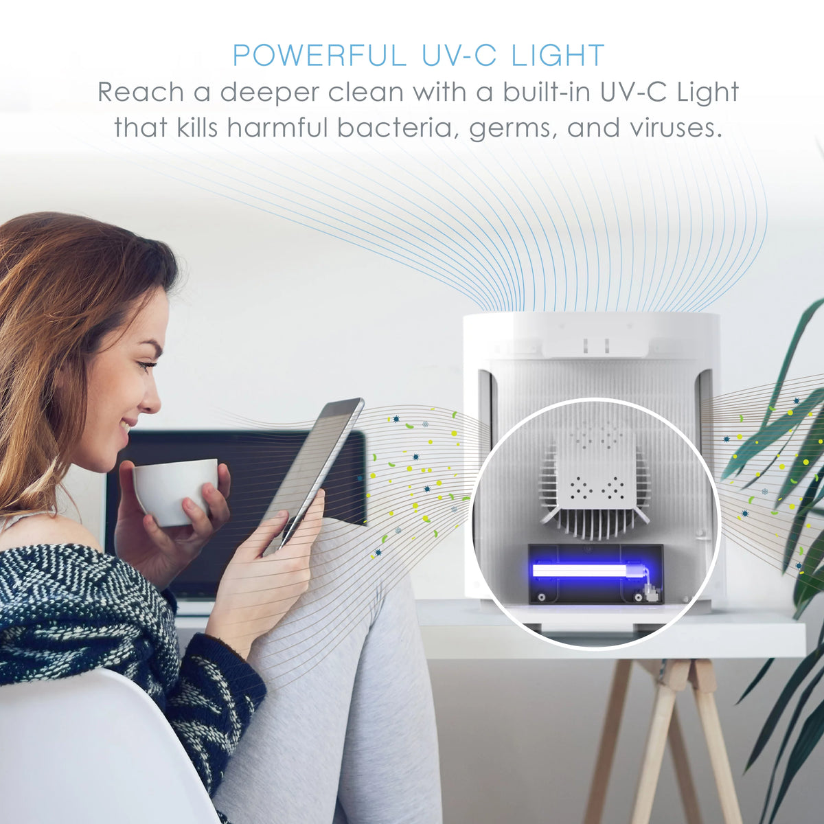 3-in-1 True HEPA Air Purifier G728667