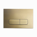 Brushed Brass Wall Mount Dual Flush Actuator Plate L359