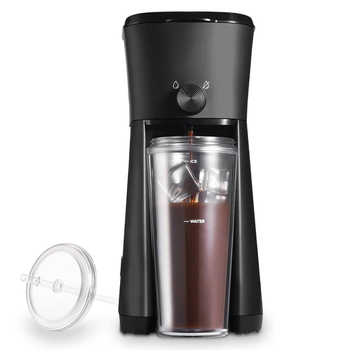 Iced Coffee Maker with 20 fl oz Tumbler and Filter, Black M45783