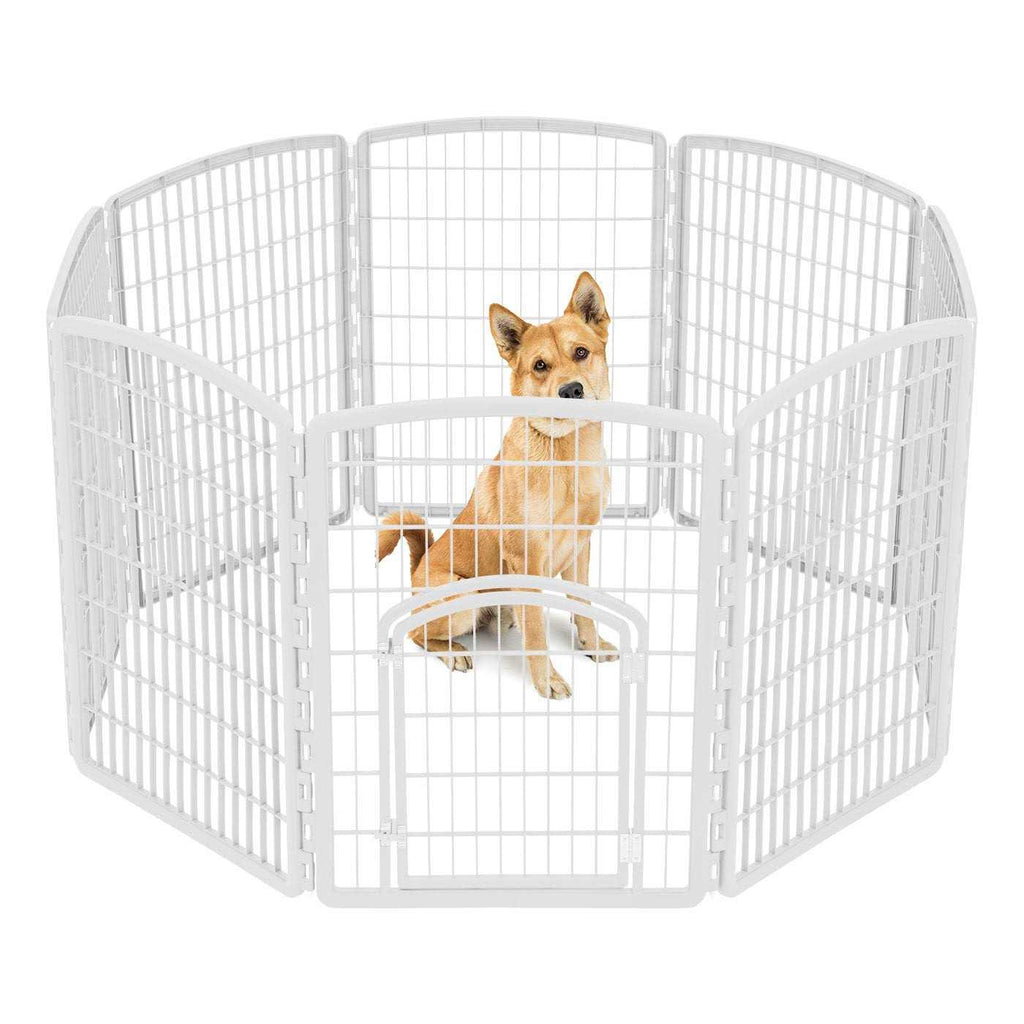 8-Panel Pet Playpen with Door X8423