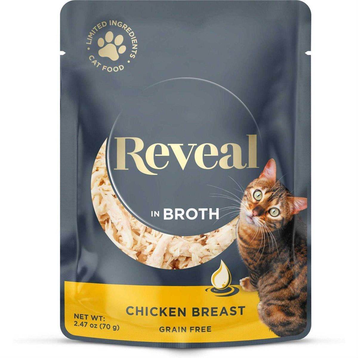 Wet Cat Food Tuna Fillet with Sea Bream in Broth Y521