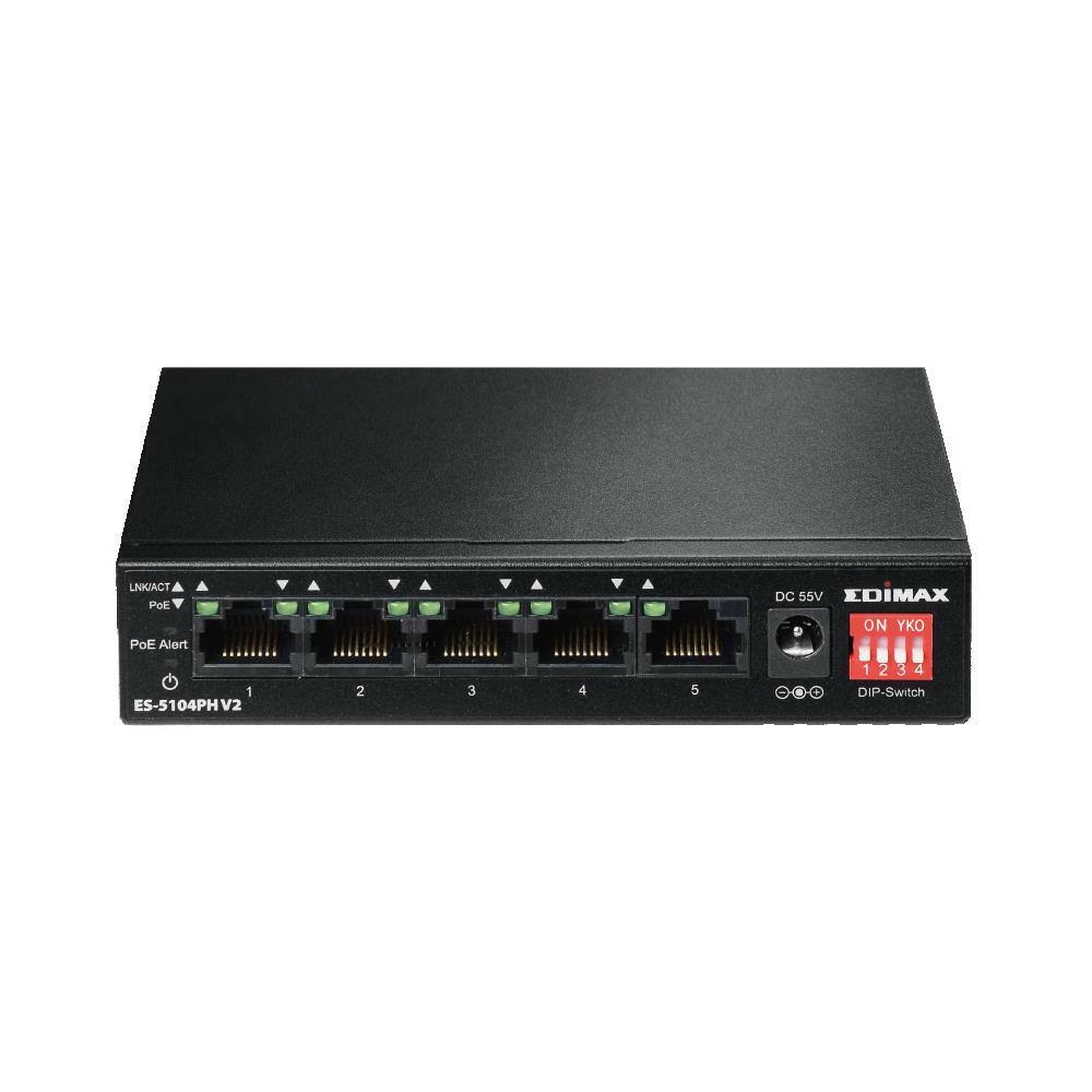 Black Power Over Ethernet Network Switch X6081
