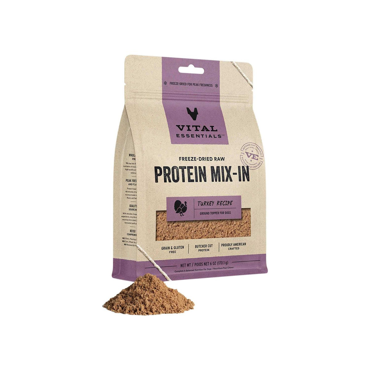 Freeze-Dried Raw Ground Turkey Topper X907