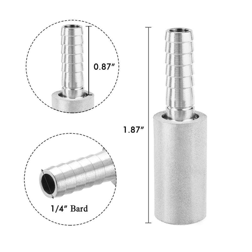 Stainless Steel Aeration Stone 0.5 Micron L296