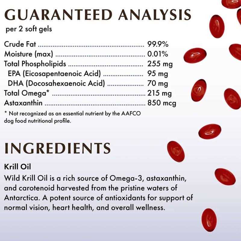 Krill Oil Capsules Dog & Cat Supplement O152