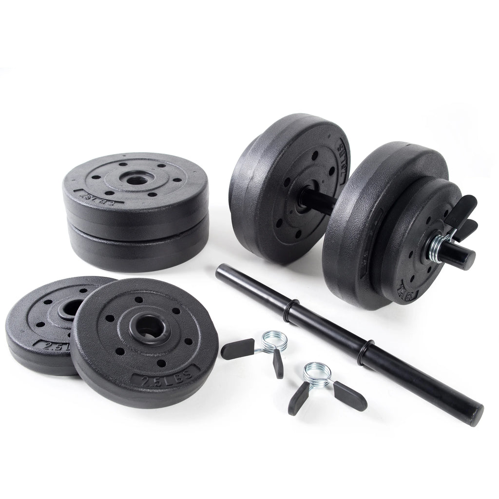 40lb Adjustable Vinyl Dumbbell Set P9894