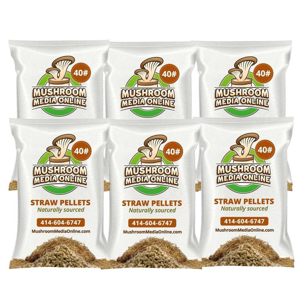 Wheat Straw Pellets Mushroom Growing Substrate C891214