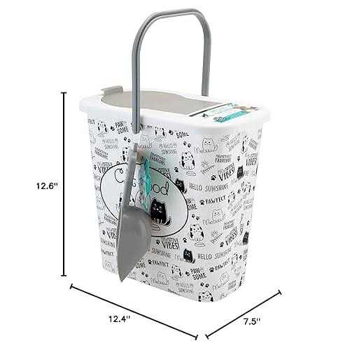 3 Gallon Dry Food Container with Scooper P3023