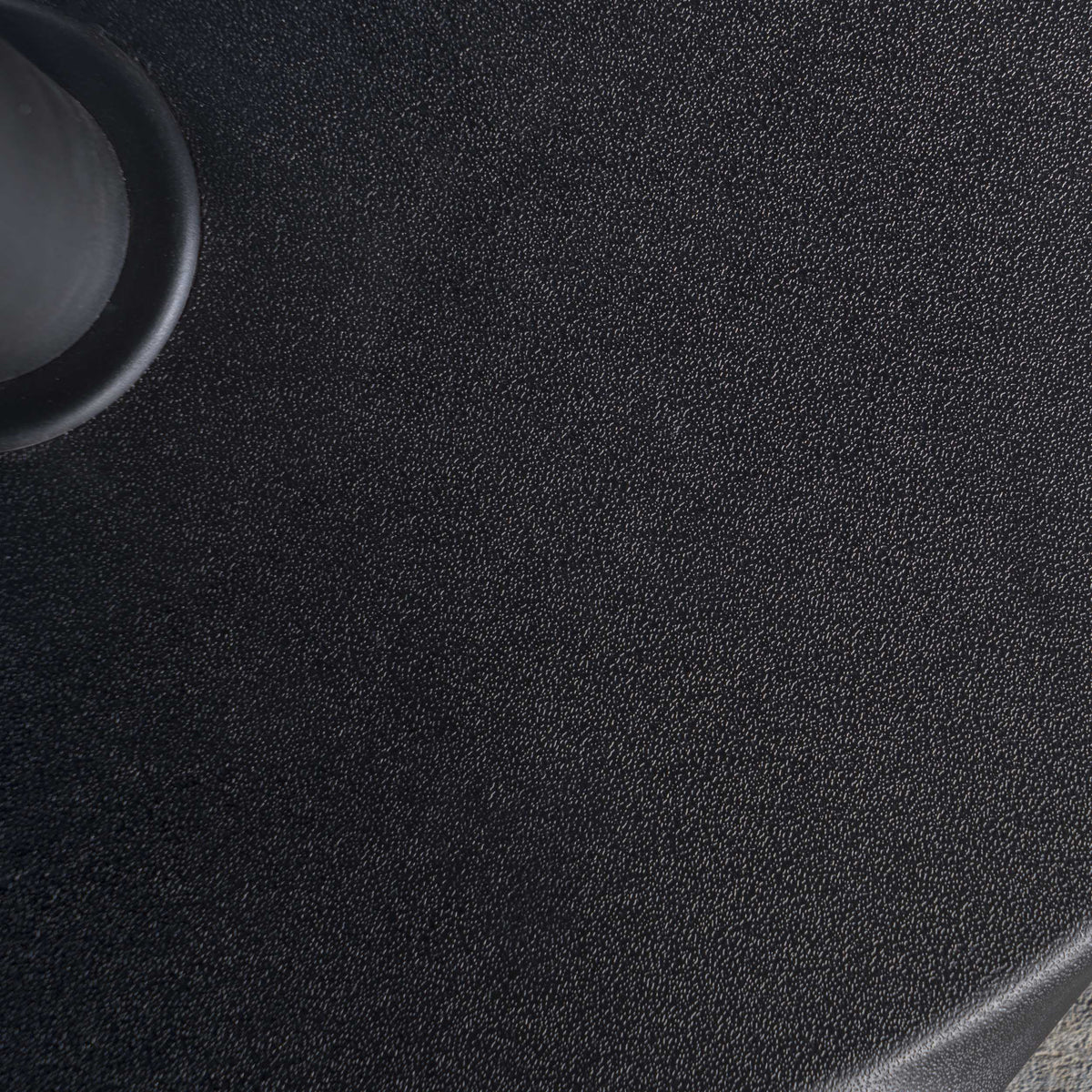 Black Concrete and Steel Umbrella Base V6255