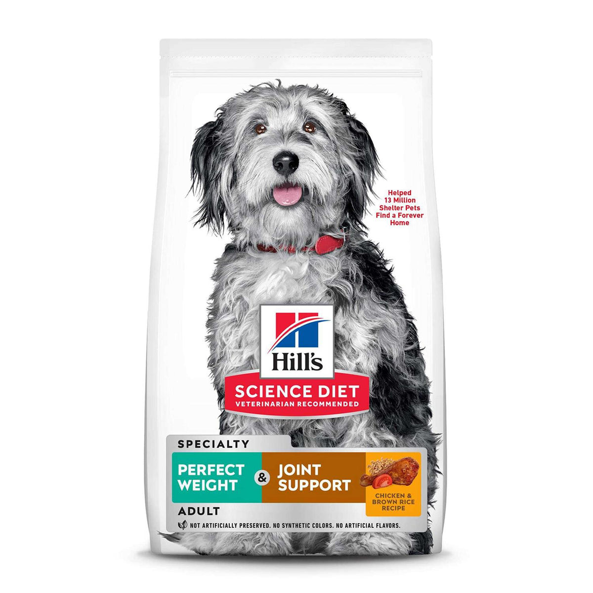 Adult Perfect Weight & Joint Support Chicken Recipe Dry Dog Food Z52737