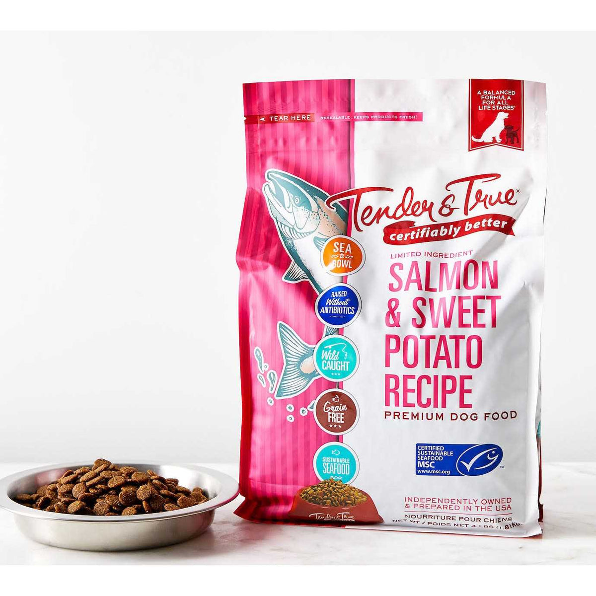 Salmon & Sweet Potato Recipe Dog Food X3713