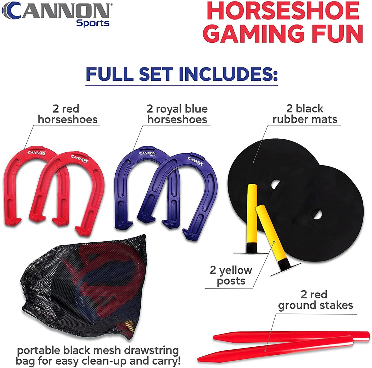 Rubber Horseshoe Set S65281