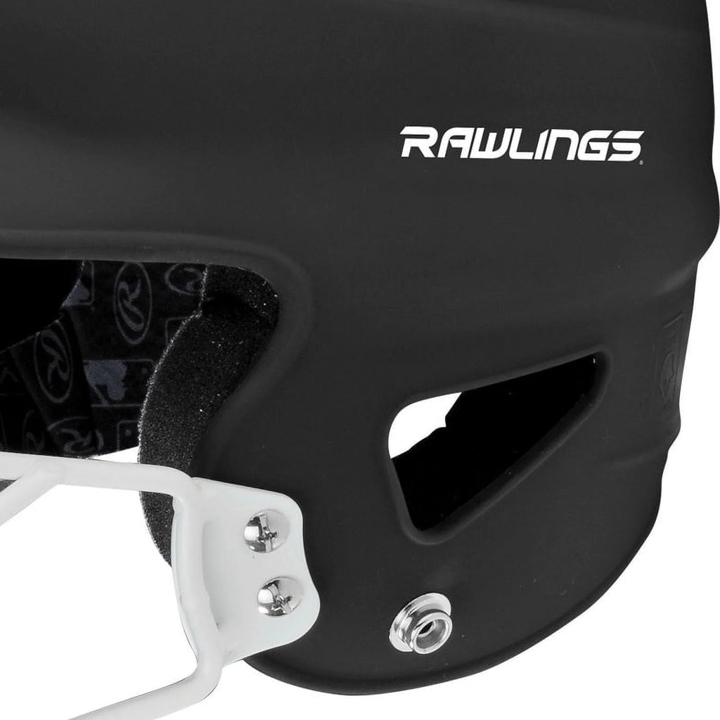 Youth Fastpitch Softball Batting Helmet with Face Guard, Matte Black I6496