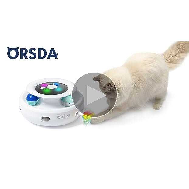 2-in-1 Interactive Automatic Cat Toy Balls B184