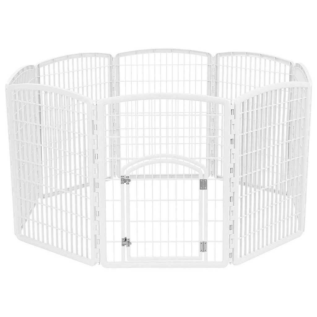 8-Panel Pet Playpen with Door X8423