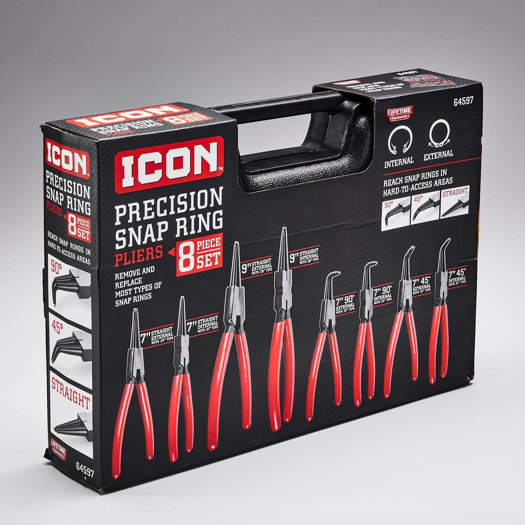 8 Piece Snap Ring Pliers U35408