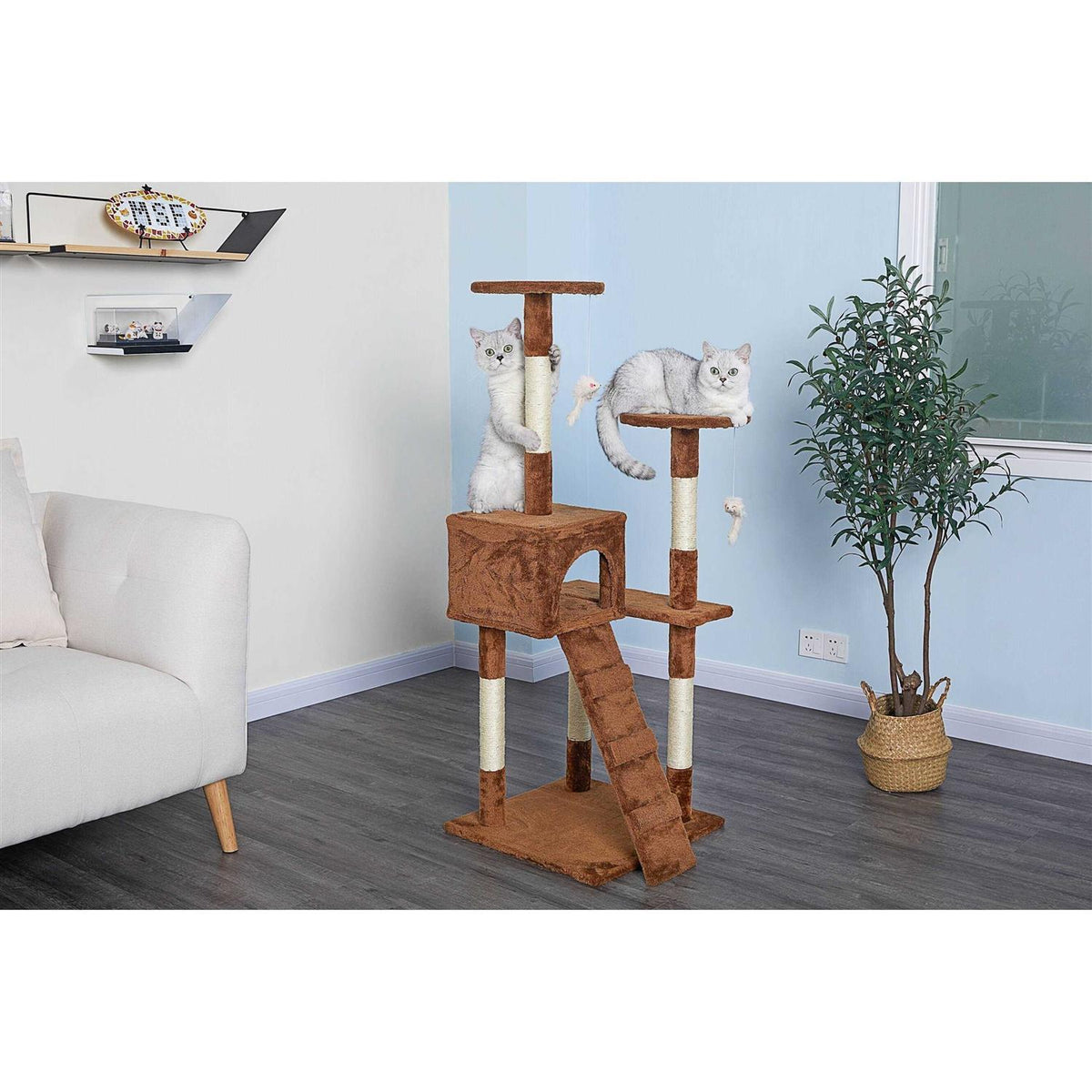 Cat Tree Condo with Sisal Covered Posts M132749
