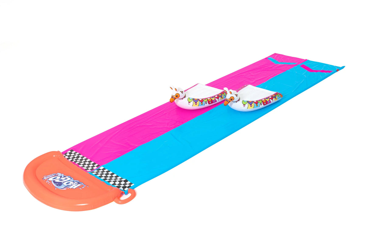 16' Double Race Water Slide with Two Surf Riders F8693