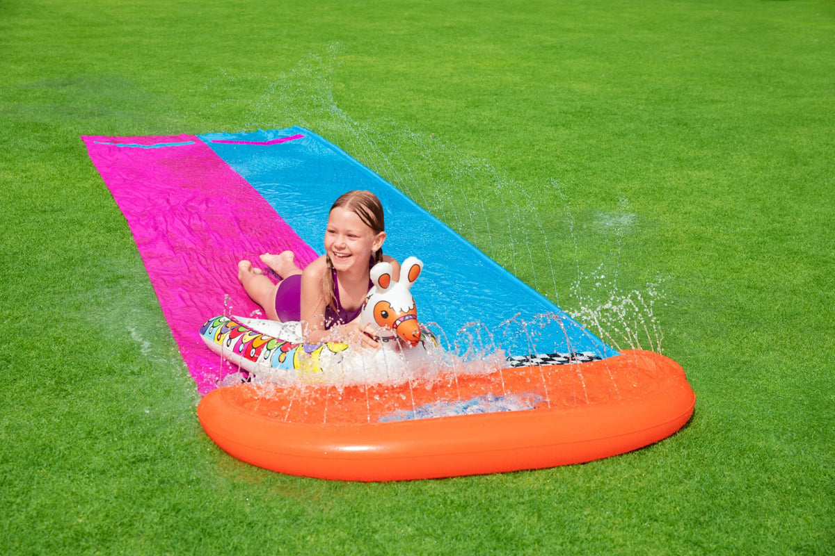16' Double Race Water Slide with Two Surf Riders F8693