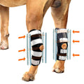 3-in-1 Dog Rear Leg Support Splint Braces J15819